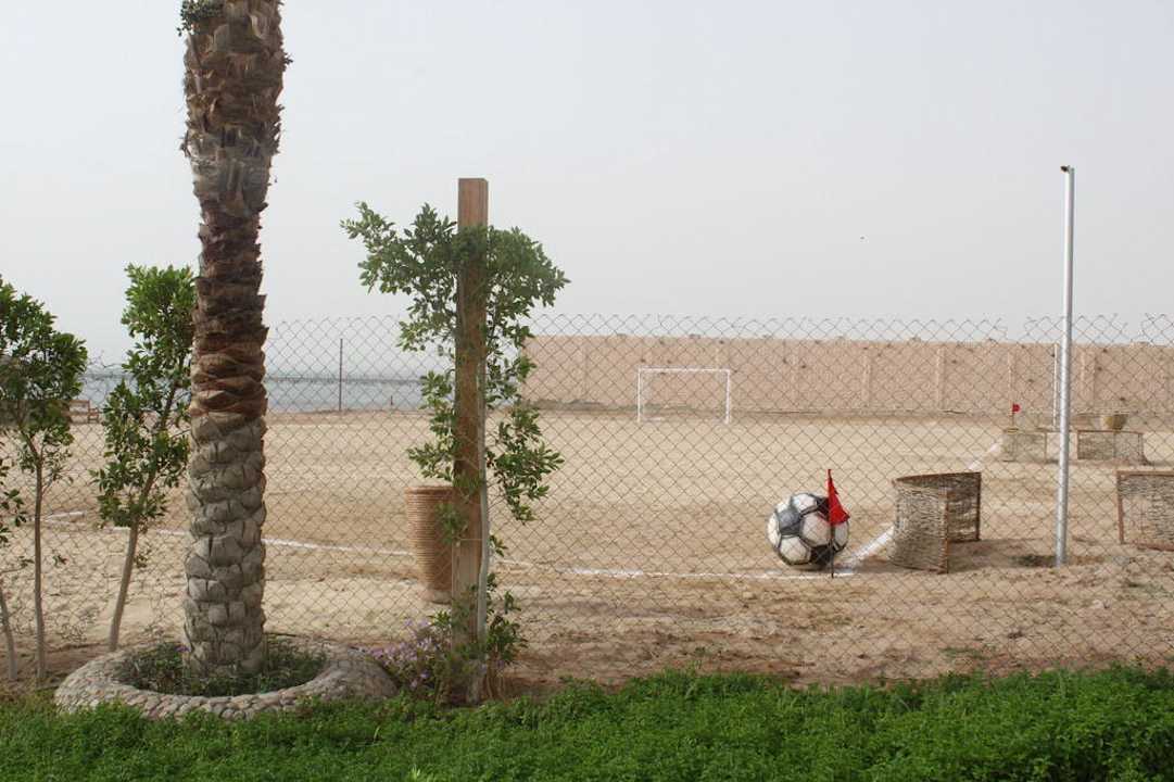 Neuer Fußballplatz am Strand Pickalbatros Palace Resort