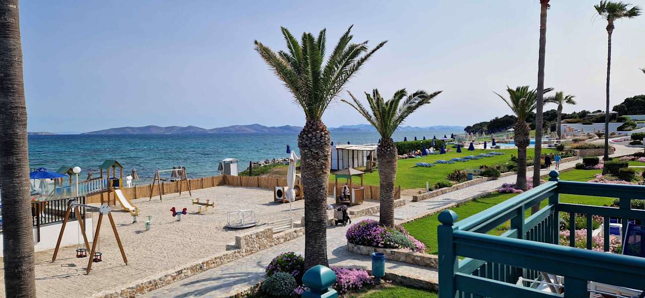 Ausblick Mastichari Bay Hotel