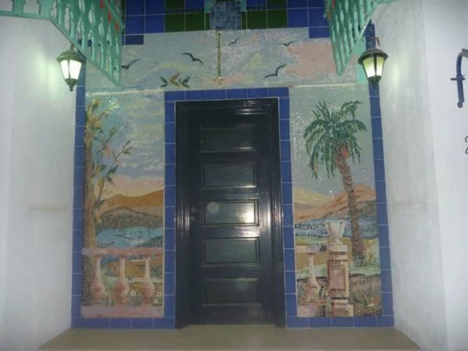 Eingang zu den Bungalow-Zimmern Ghazala Beach