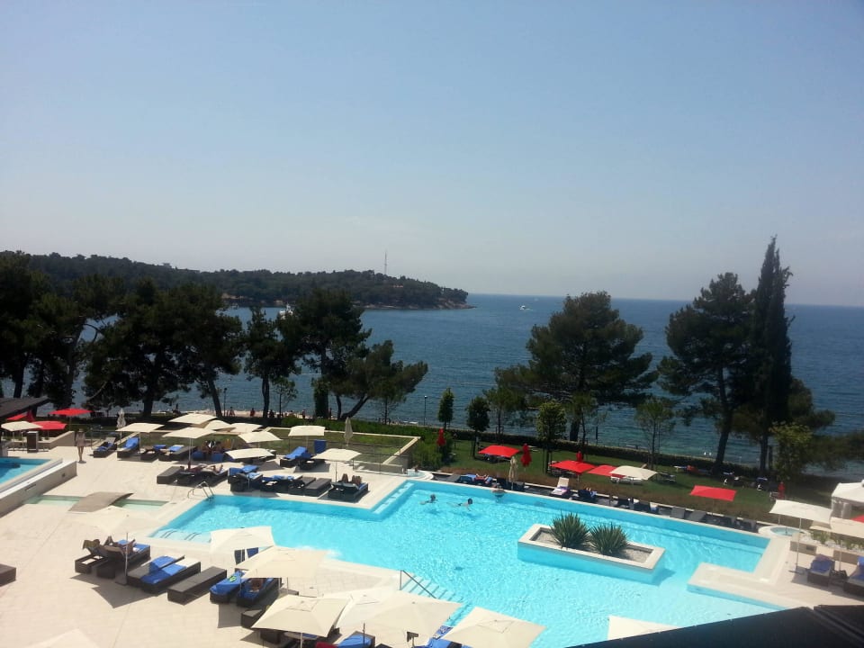 Blick vom Zimmer 152 Hotel Parentium Plava Laguna