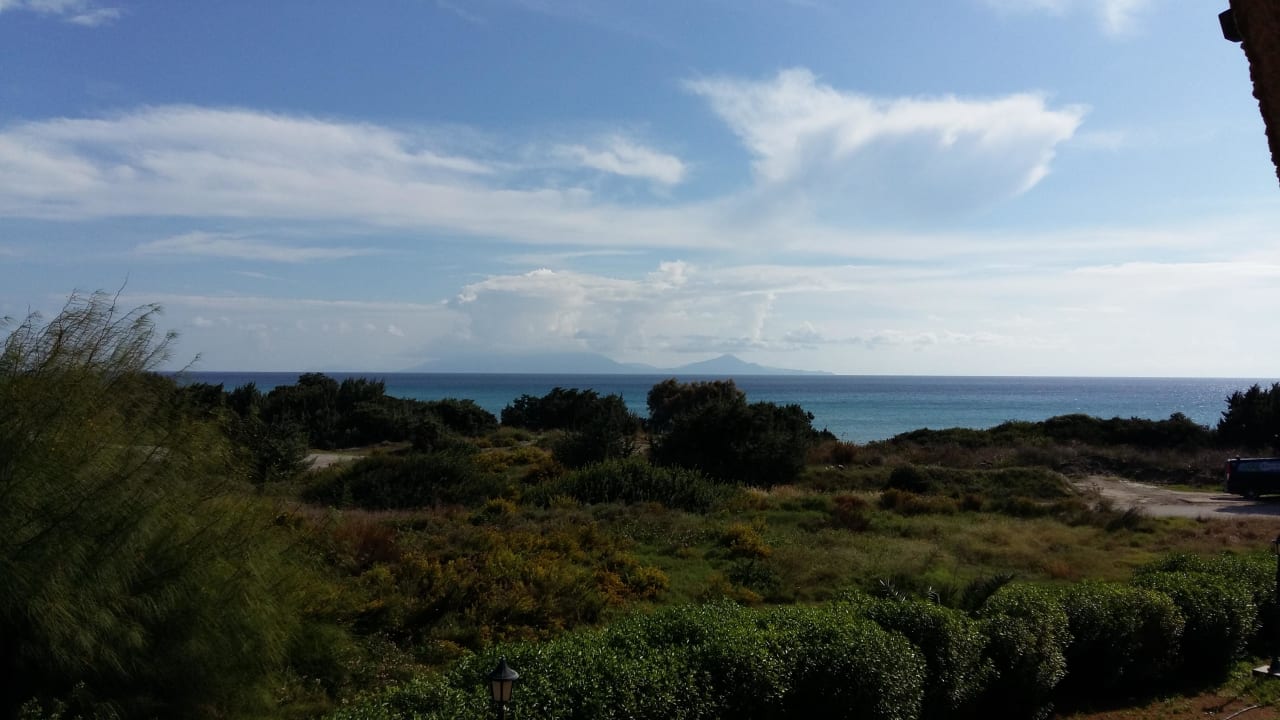 Aussicht vom Balkon Porto Bello Beach