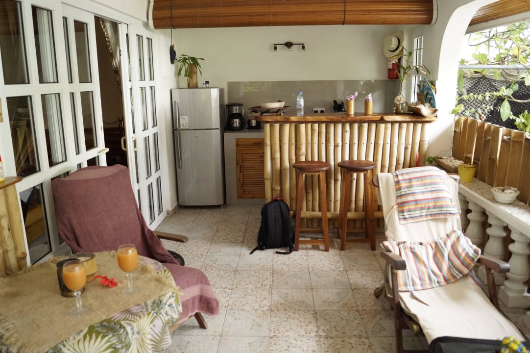 Veranda, ideal zum Chillen Haus & Apartments Beau Bamboo