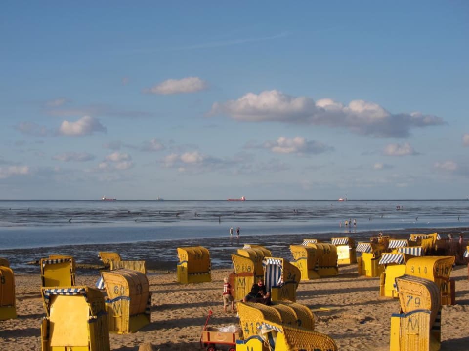 Strand in Cuxhaven Ferienhaus Quante