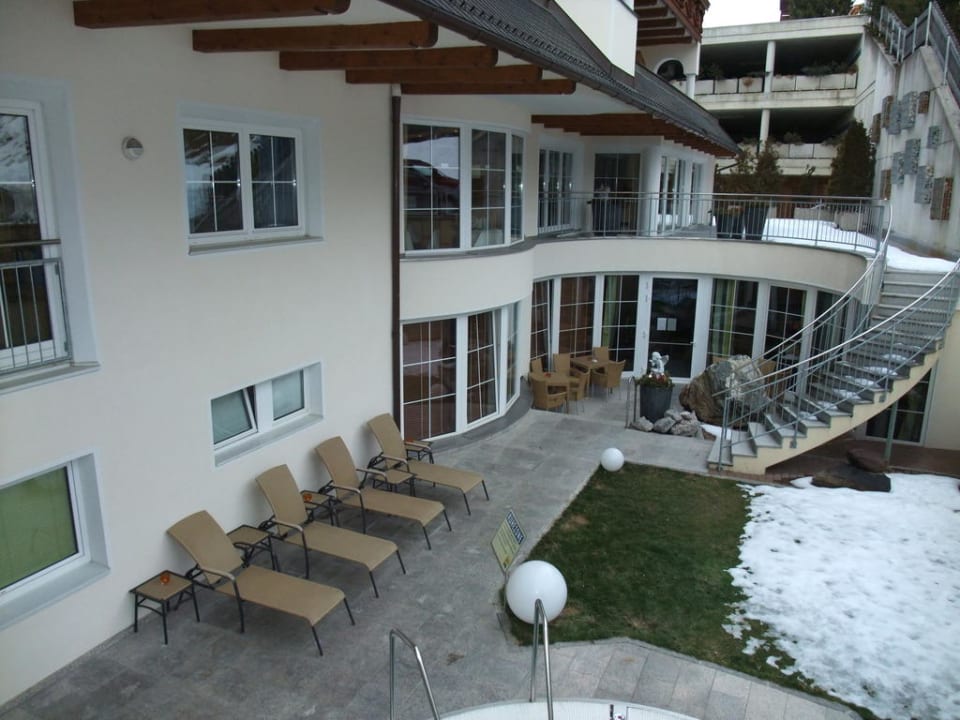 Wellness-Aussenbereich Hotel Andy