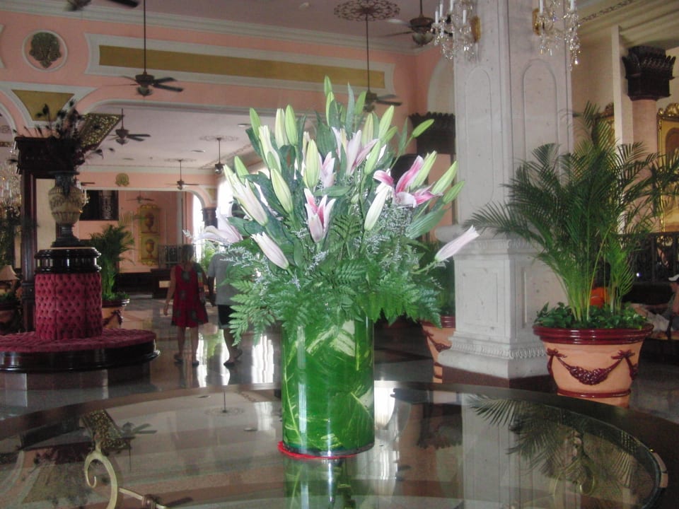 Immer frische Blumen Hotel Riu Palace Riviera Maya