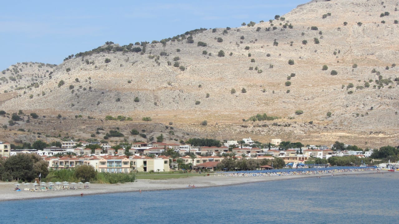 Küste, Blick Hotelstrand Lindos Princess Beach Resort & Spa