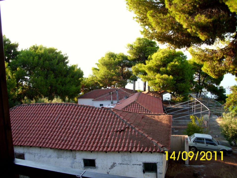 Von unserem Balkon Philoxenia Hotel