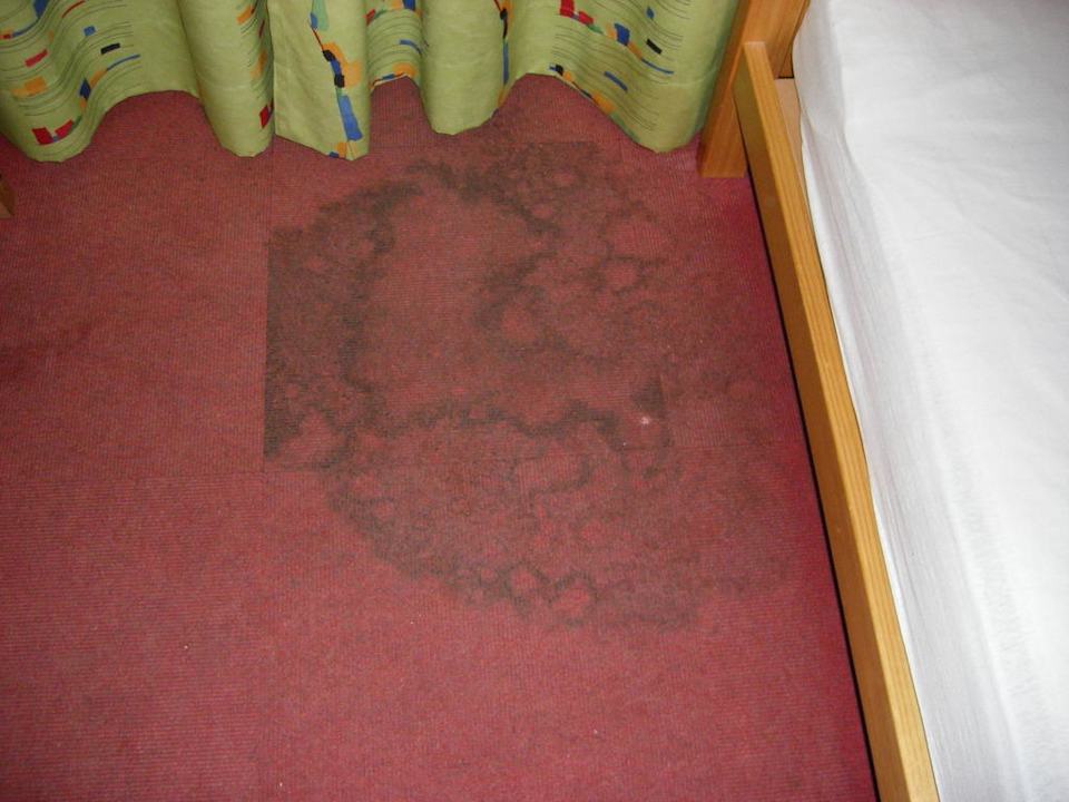 Flecken auf dem Fußboden Gasthof Bergheimat