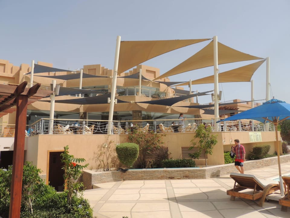 Terrasse am Restaurant Shams Prestige Abu Soma-Adults Only