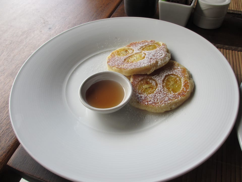 Frisch zubereitete Pancakes Buri Rasa Village Samui Adults Only Resort