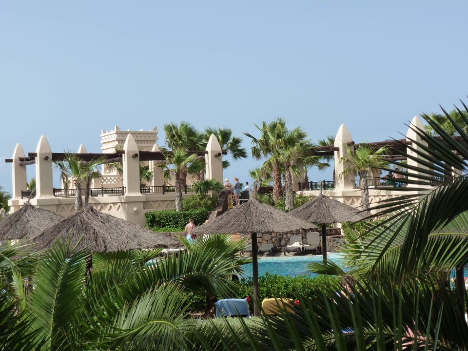 Blick zum Pool Hotel Riu Touareg