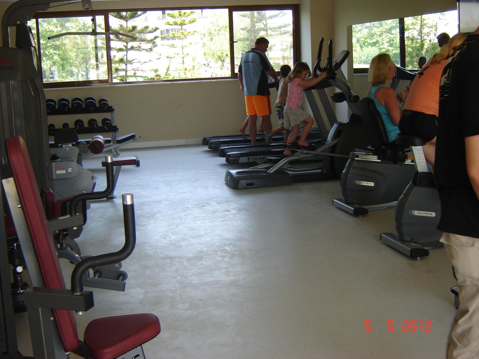 Dort konnte man die Kalorien abtrainieren Hane Family Resort