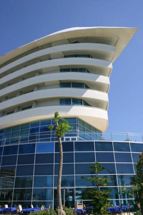 Blick auf Hotelnase Concorde De Luxe Resort
