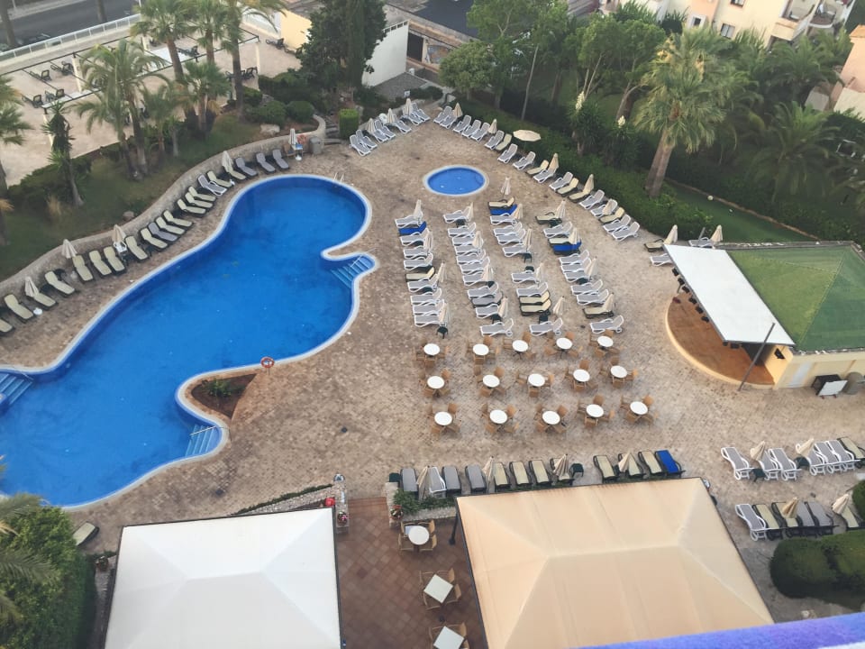 Pool aus 7. Etage Welikehotel Marfil Playa
