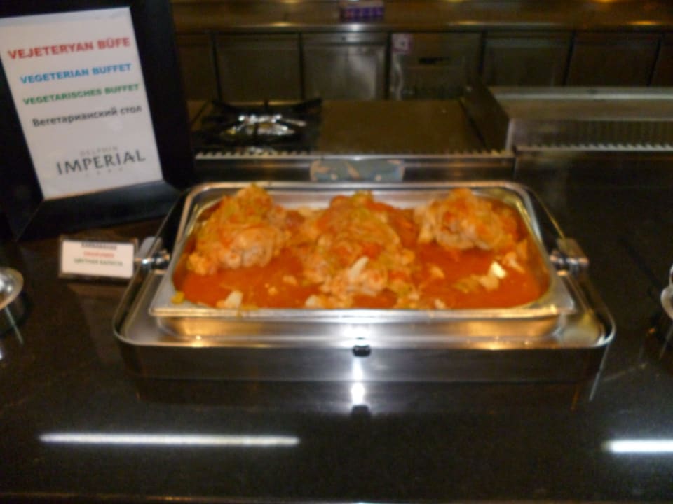 Das Buffet am Abend. Hotel Delphin Imperial