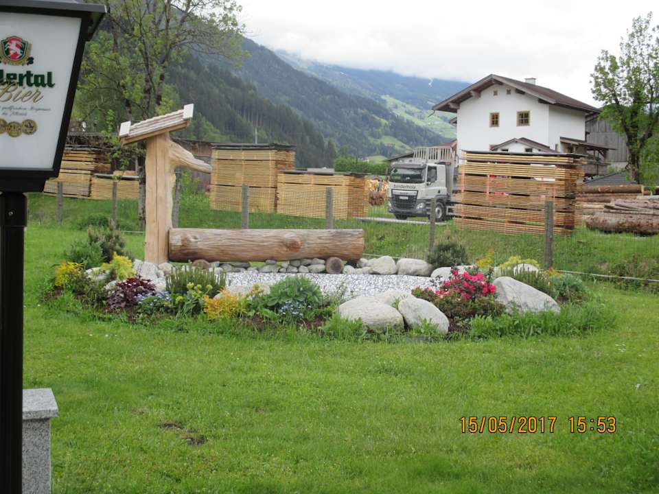 Gartenanlage Ferienhaus Zillertal