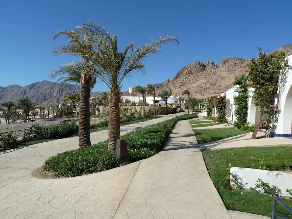 Doppelzimmer (rechts) mit Meerblick (links) Retac Qunay Dahab Resort and Spa