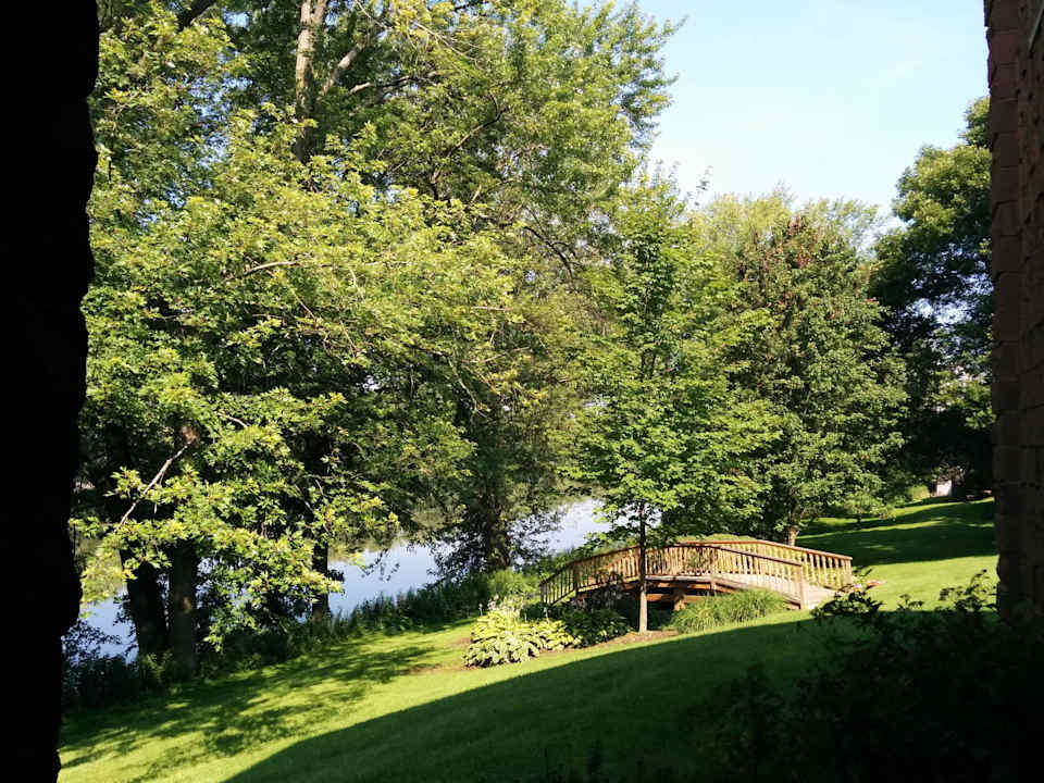 View from the breakfast area Best Western Owego Inn