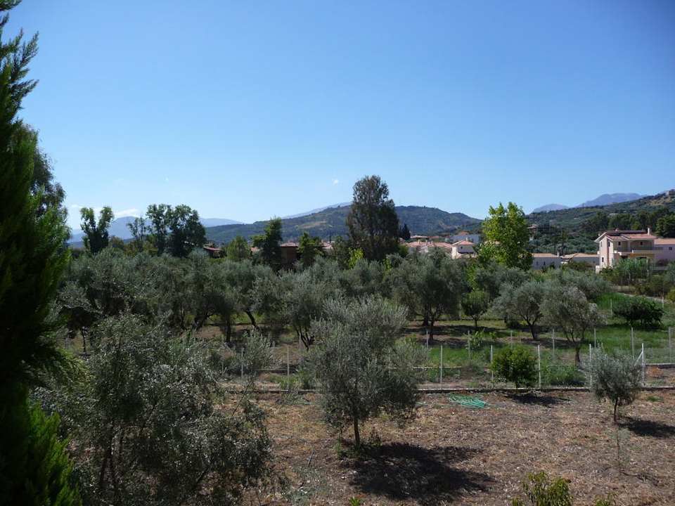 Ausblick von Apartment Kyveli ins Landesinnere Harmony Hotel Apartments