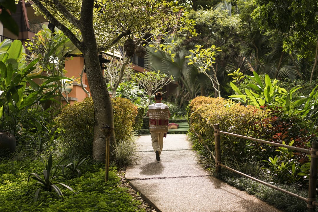 Gartenanlage Anantara Golden Triangle Elephant Camp & Resort