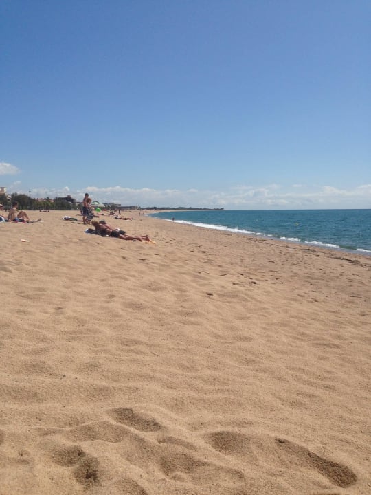 Strand Richtung Norden Hotel Rosa Nautica