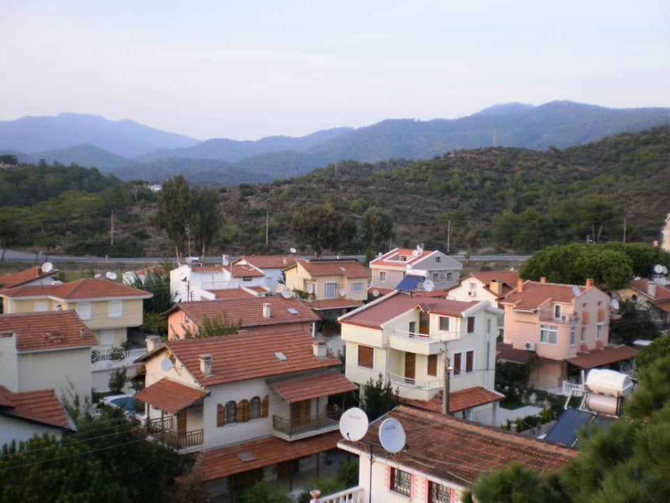 Ausblick nach vorn vom Balkon Hotel Grand Efe
