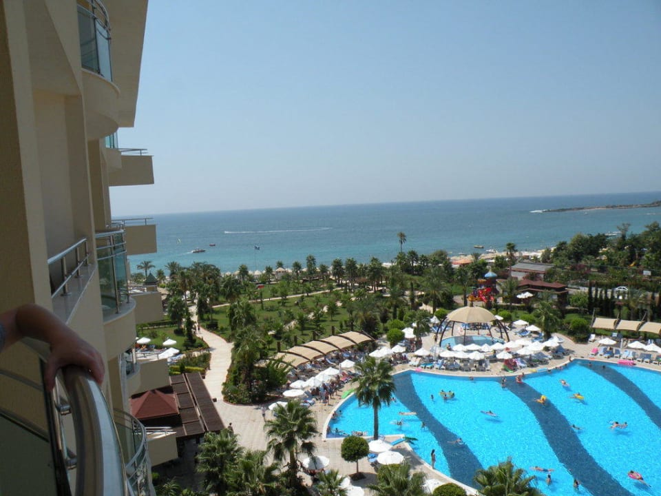 Widok z balkonu Saphir Resort & Spa