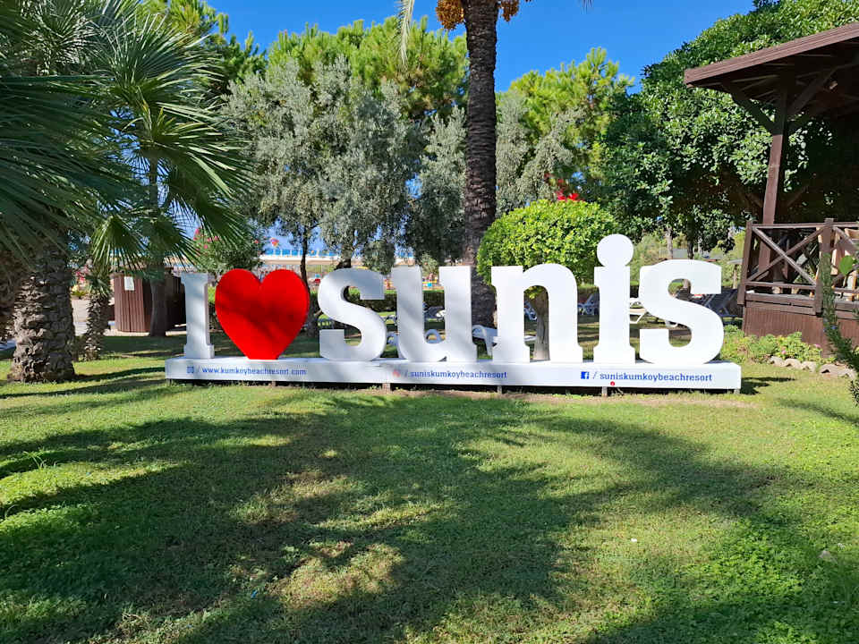 Gartenanlage Sunis Kumköy Beach Resort Hotel & Spa