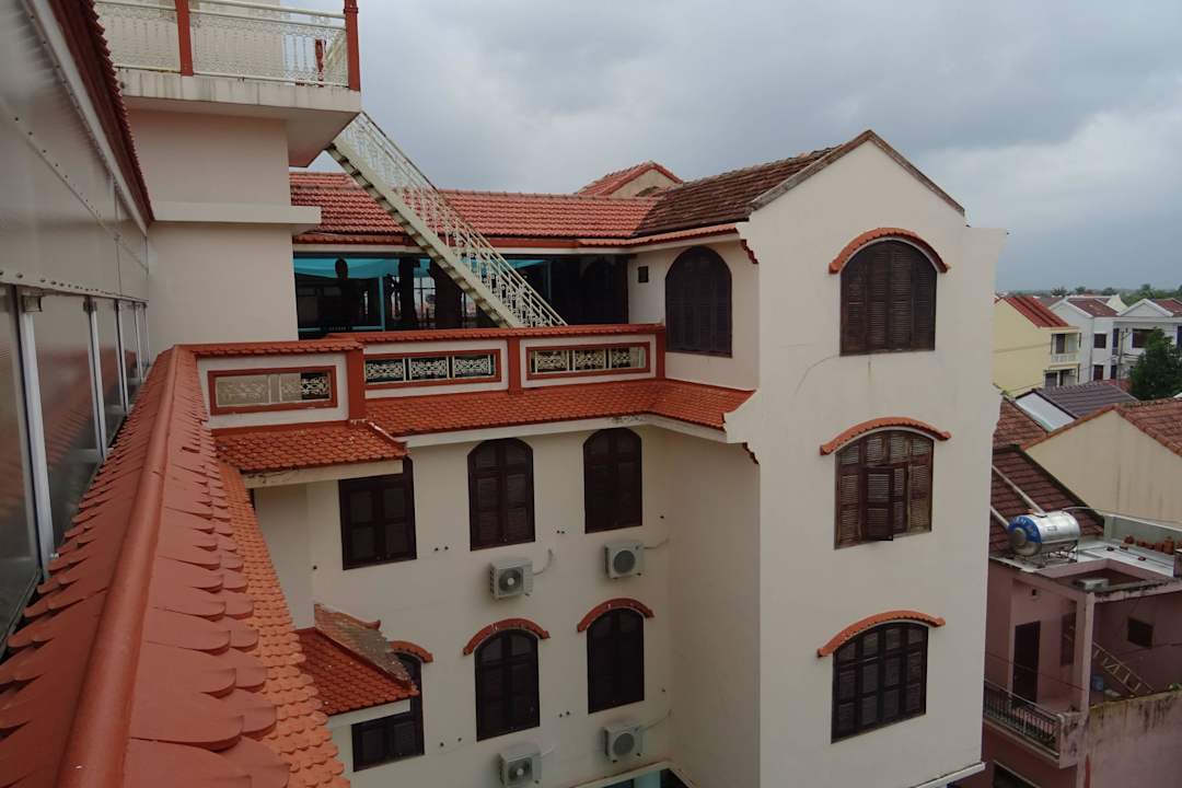 Blick aus dem Restaurant Hoi An Lantern Hotel
