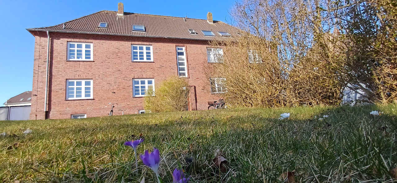 Außenansicht Haus Hindenburgstr 13 Ferienwohnung Lüttje Land