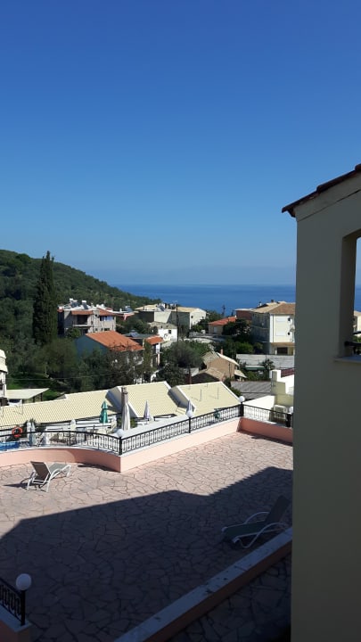 Ausblick vom Balkon CORFU PELAGOS HOTEL