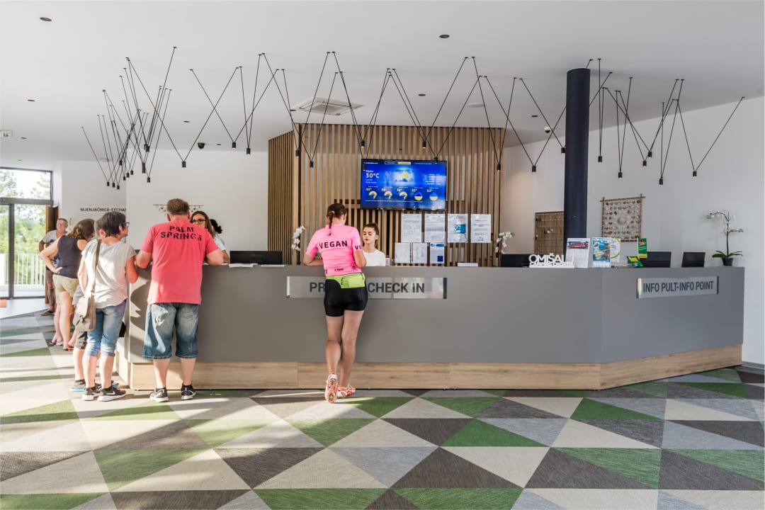 Lobby Camping and mobile homes Omisalj