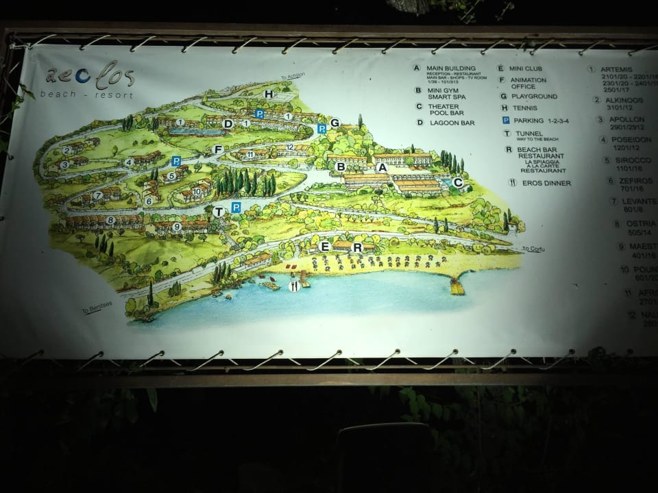 Übersicht Hotel Aeolos Beach Resort