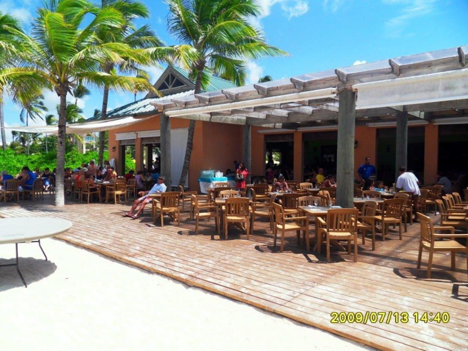 VIP-Restaurant vom Strand her Ocean Blue & Sand