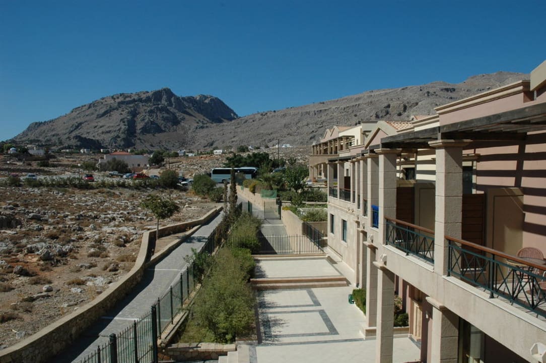 Westseite vom Hotel Lindian Dream Seaside Resort