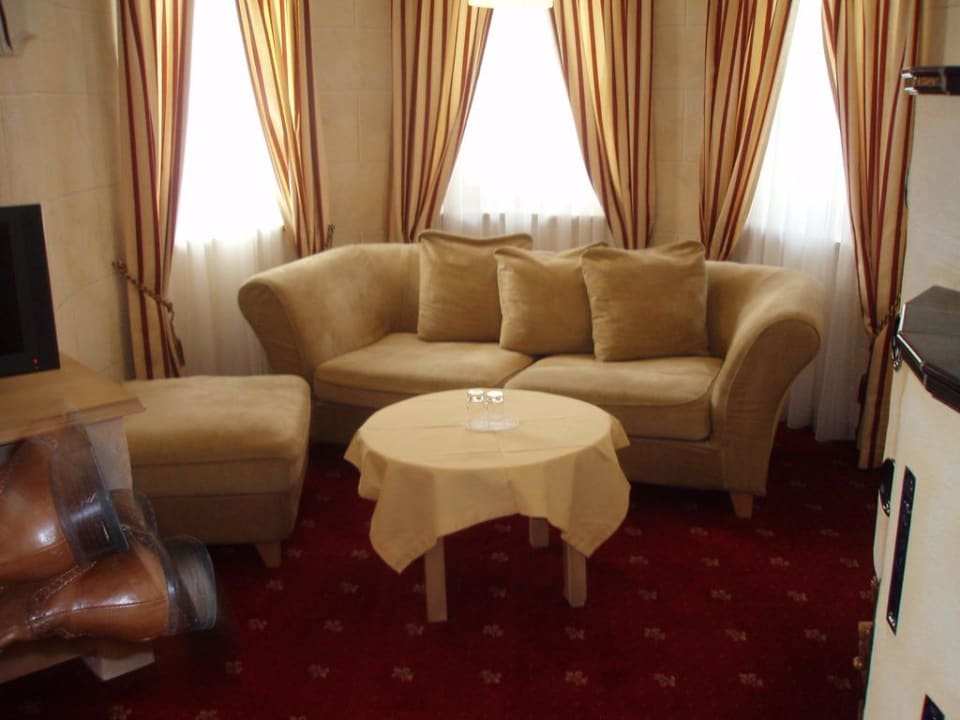 Sitzecke im Erker Hotel Guglwald