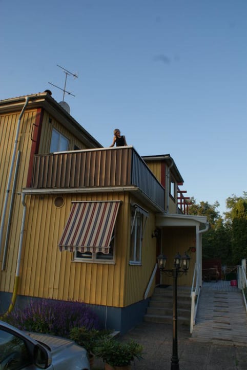 Große Balkonterrasse Bed & Breakfast and Hostel Hagaborg