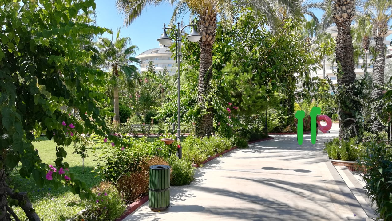 Gartenanlage Saphir Resort & Spa