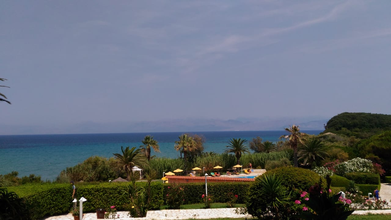 Ausblick Ibiscus Hotel Corfu