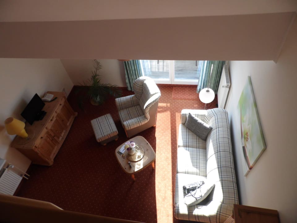 Blick auf den Wohnbereich Seehotel Lindenhof