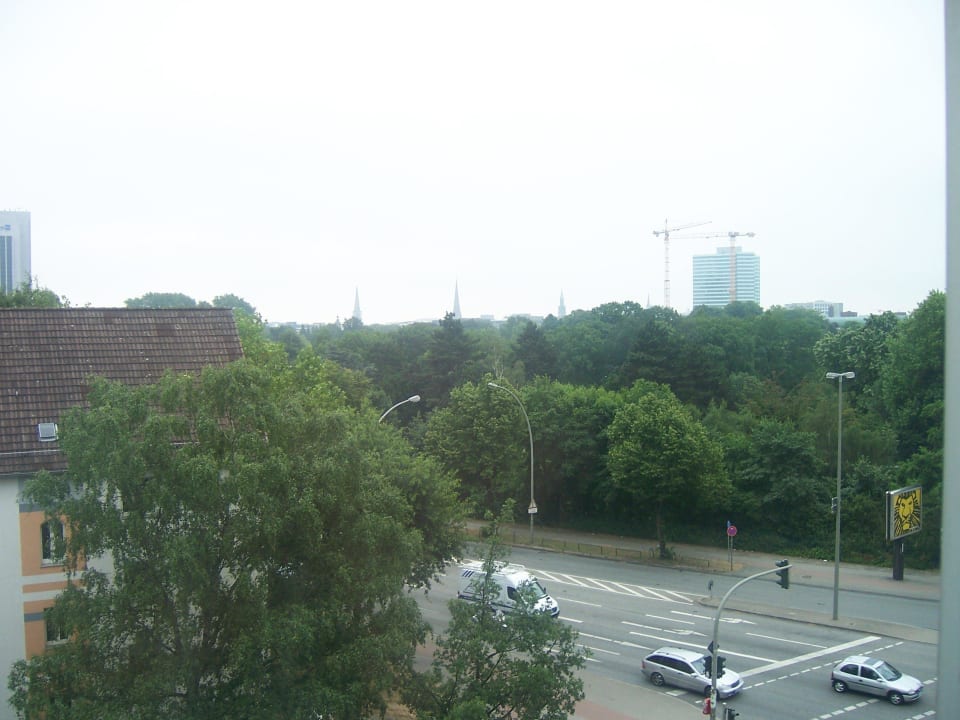 Ausblick aus 4. Stock Mercure Hotel Hamburg Mitte