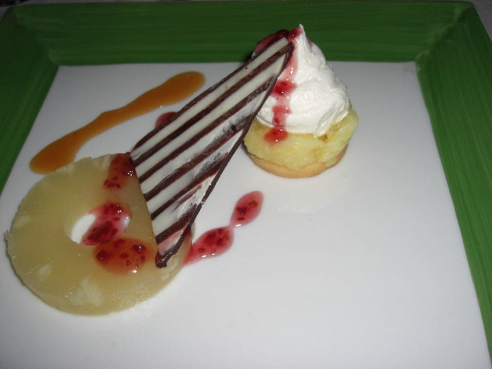 Dessert im karibischen Restaurant Grand Makadi