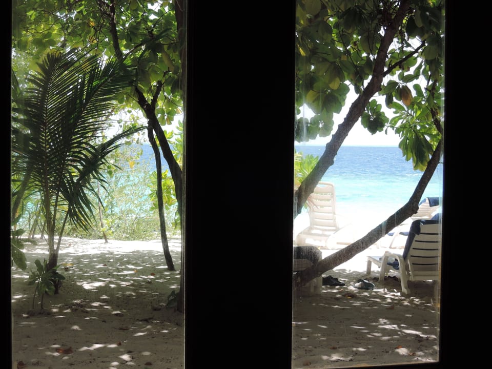 Blick aus dem Fenster Adaaran Club Rannalhi - All Inclusive