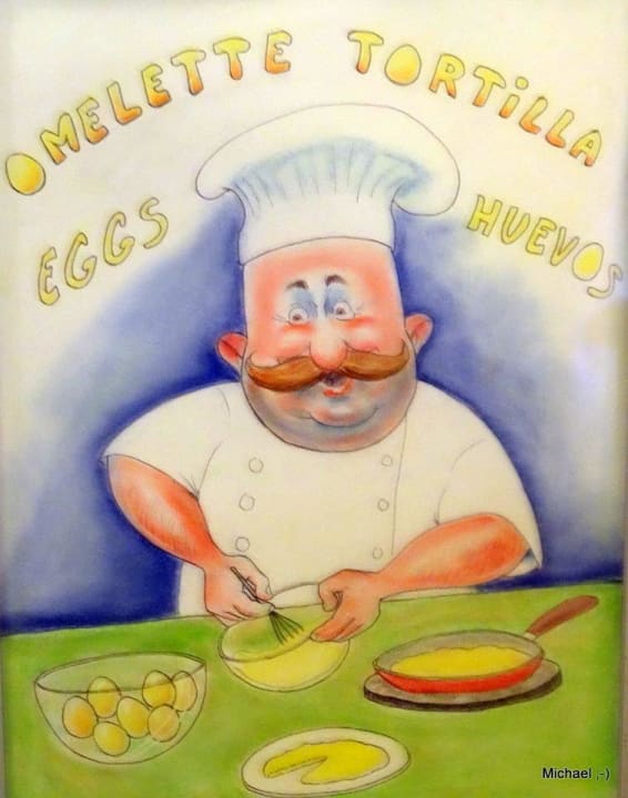 ...war hier ein prominenter Fersehkoch  Hotel Balcon de Europa