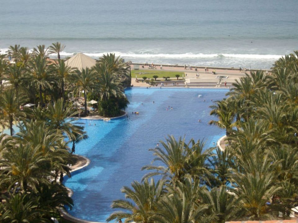 Ausblick vom Turm über die Anlage Lopesan Costa Meloneras, Resort & Spa