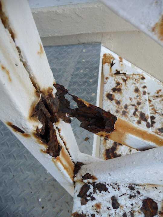 Rostige Außentreppe Hotel Ambiente Palace