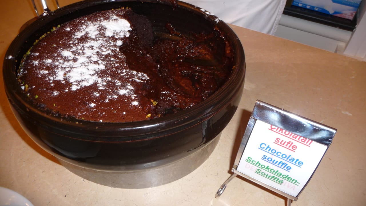 Schokoladensouffle lecker Hotel Delphin Diva