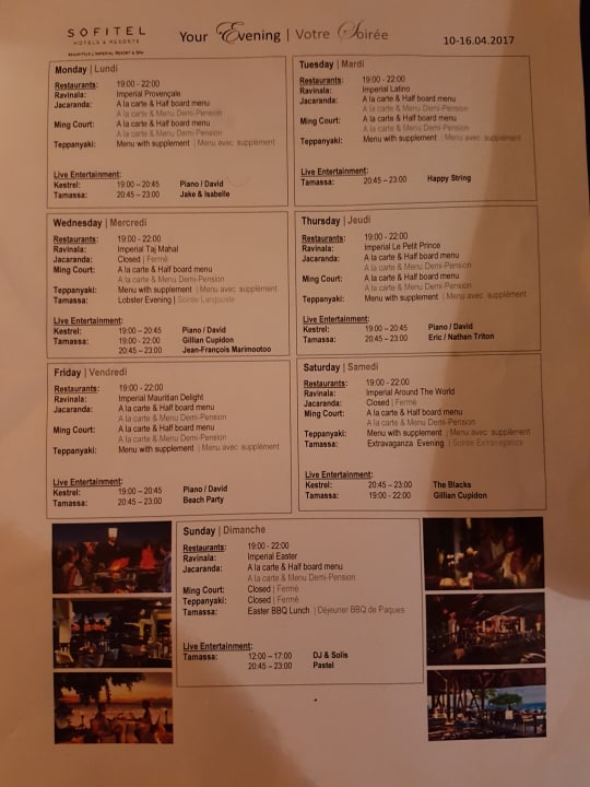 Restaurant Sofitel Imperial Resort & Spa