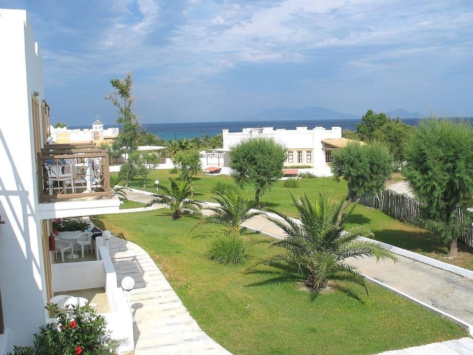 Blick vom Zimmer über die Anlage Lagas Aegean Village