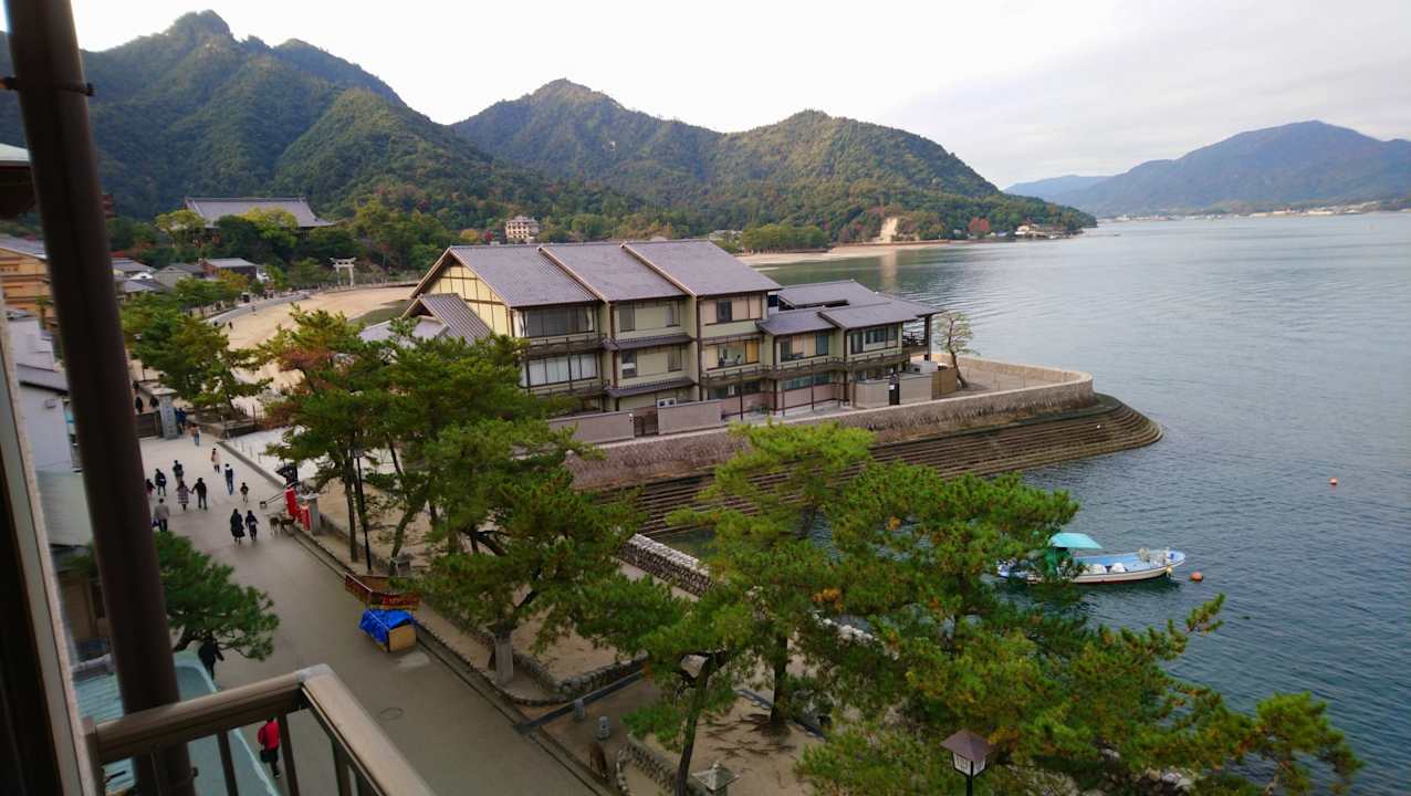 Ausblick Sakuraya Hotel